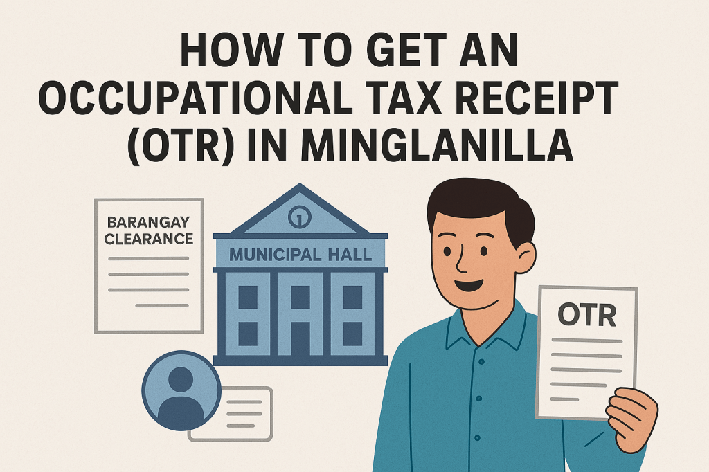 how to get an occupational tax receipt in minglanilla